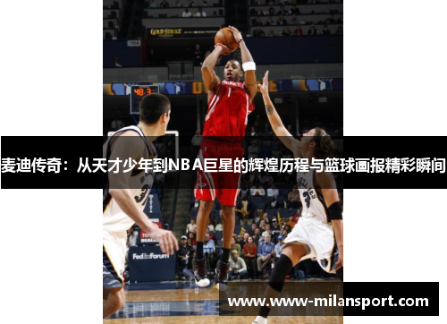 麦迪传奇：从天才少年到NBA巨星的辉煌历程与篮球画报精彩瞬间